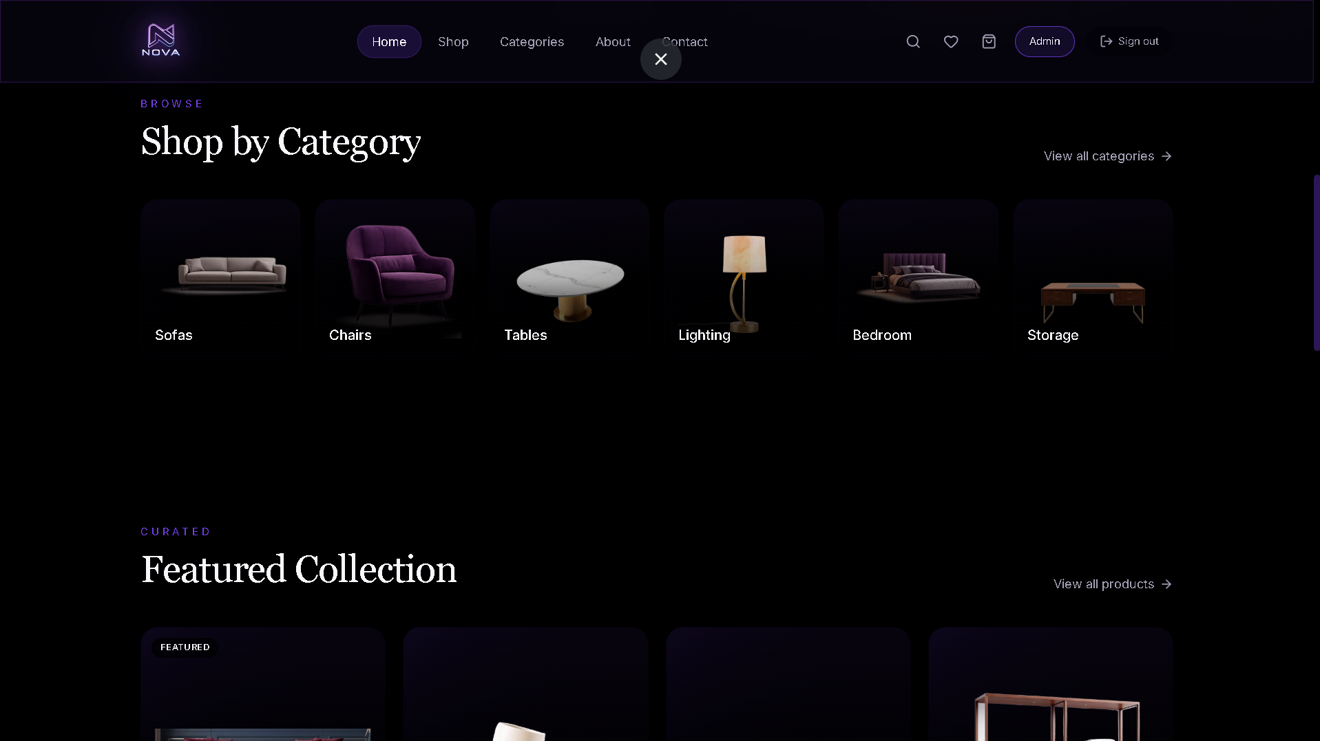 Nova Luxury — shop by category